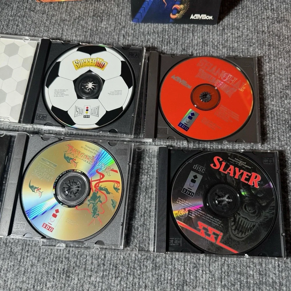 Panasonic 3DO Action Pak‎ Dragon's Lair, AD&D Slayer, GEXW/ Manuals * Nice Shape